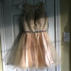 Champagne prom/homecoming/formal dress